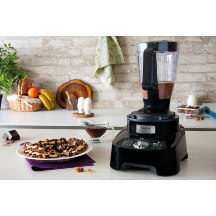 Tefal - Virtuves robots DOUBLE FORCE 1000W/230V melns