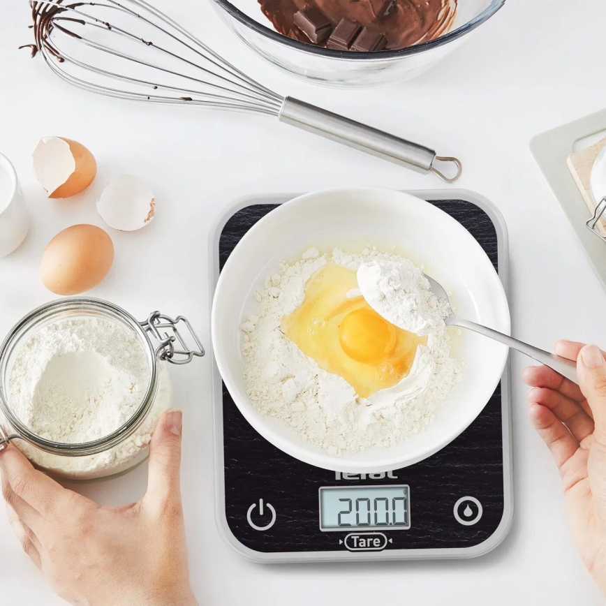 Tefal - Virtuves svari OPTISS 2xAAA melna