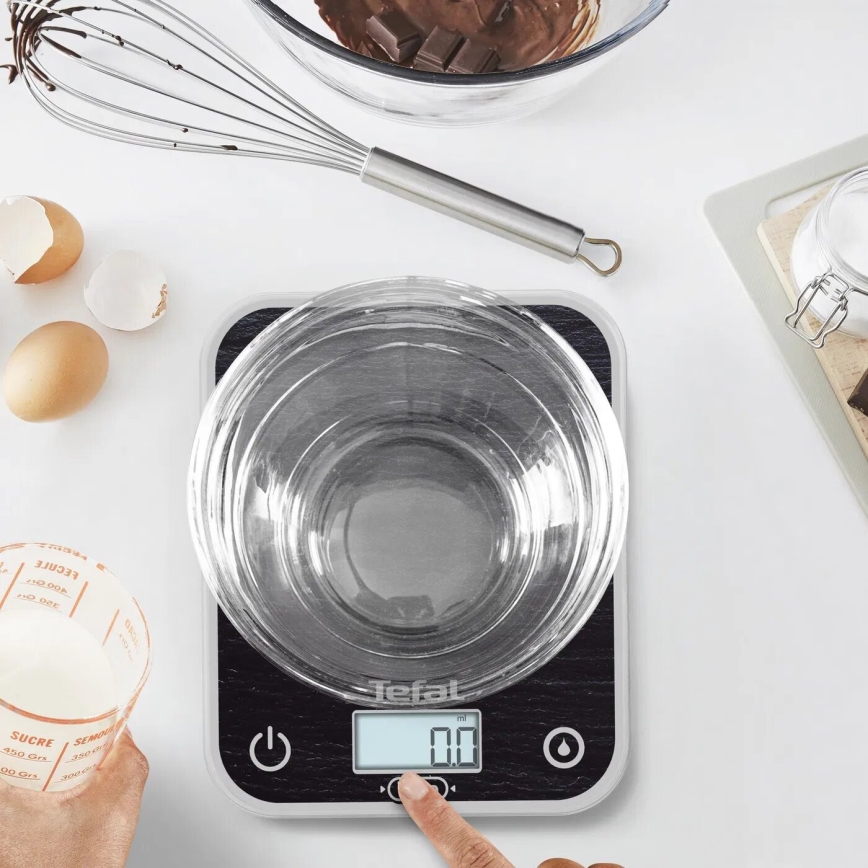 Tefal - Virtuves svari OPTISS 2xAAA melna