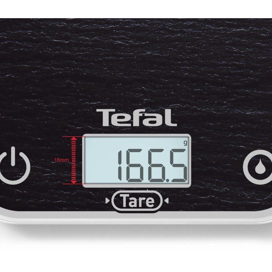 Tefal - Virtuves svari OPTISS 2xAAA melna