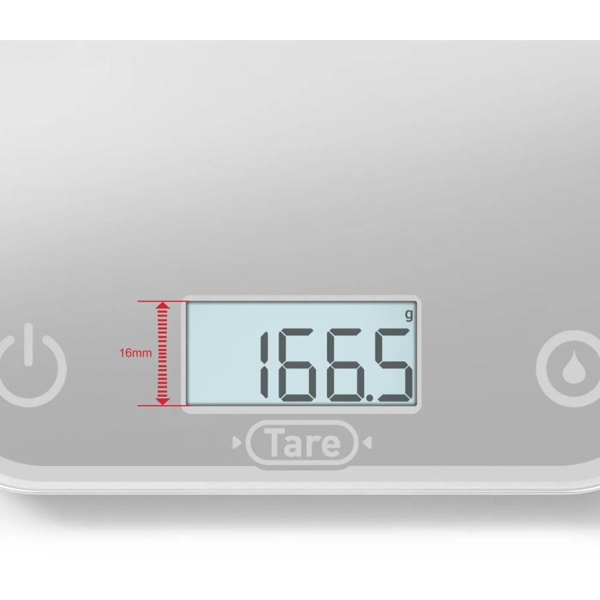 Tefal - Virtuves svari OPTISS 2xAAA pelēka