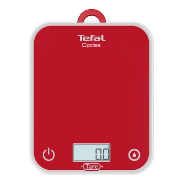 Tefal - Virtuves svari OPTISS 2xAAA sarkana