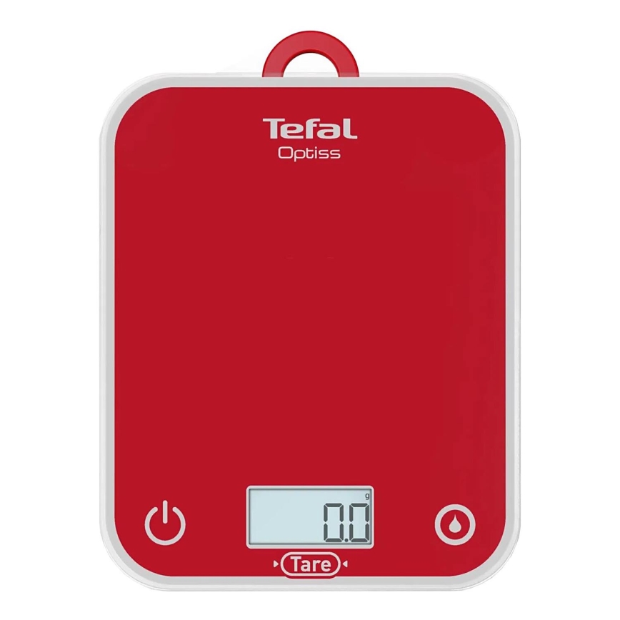 Tefal - Virtuves svari OPTISS 2xAAA sarkana