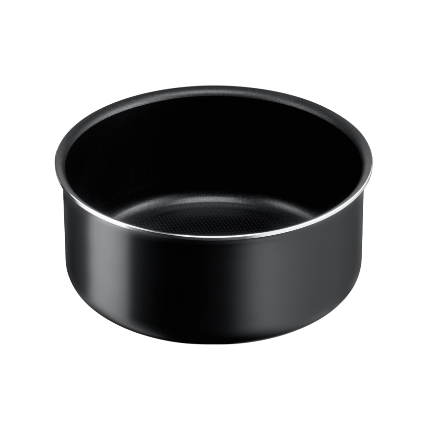 Tefal - Virtuves trauku komplekts 13 gab. INGENIO EASY COOK & CLEAN BLACK