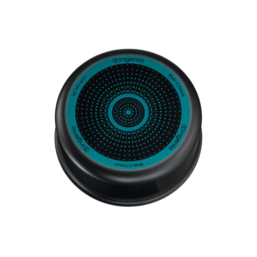 Tefal - Virtuves trauku komplekts 13 gab. INGENIO EASY COOK & CLEAN BLACK