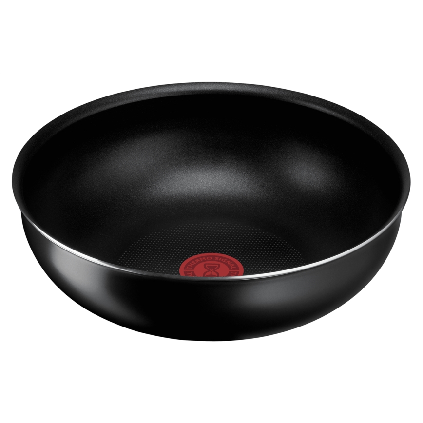 Tefal - Virtuves trauku komplekts 13 gab. INGENIO EASY COOK & CLEAN BLACK
