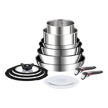 Tefal - Virtuves trauku komplekts 13 gab. INGENIO PREFERENCE ON nerūsējošs tērauds