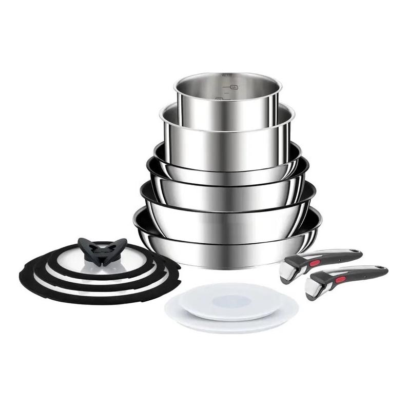 Tefal - Virtuves trauku komplekts 13 gab. INGENIO PREFERENCE ON nerūsējošs tērauds