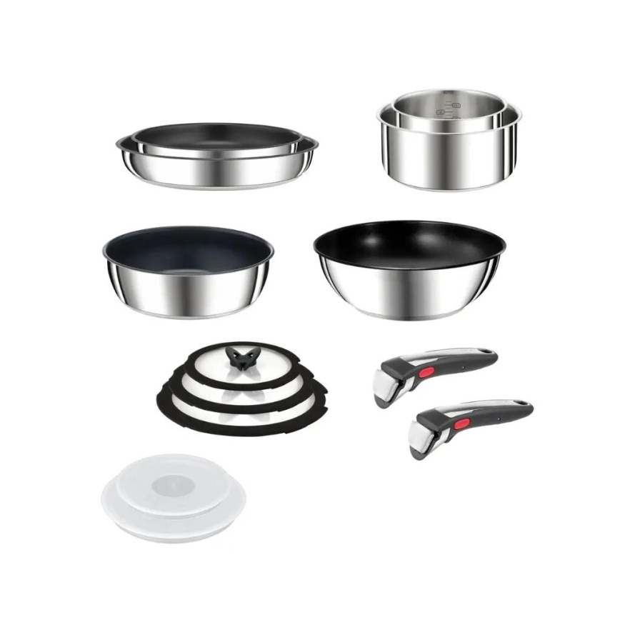 Tefal - Virtuves trauku komplekts 13 gab. INGENIO PREFERENCE ON nerūsējošs tērauds