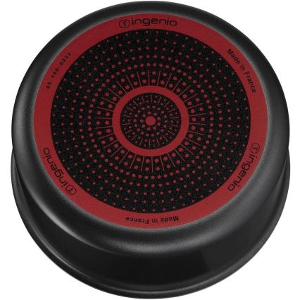 Tefal - Virtuves trauku komplekts 3 gab. INGENIO EASY COOK & CLEAN BLACK