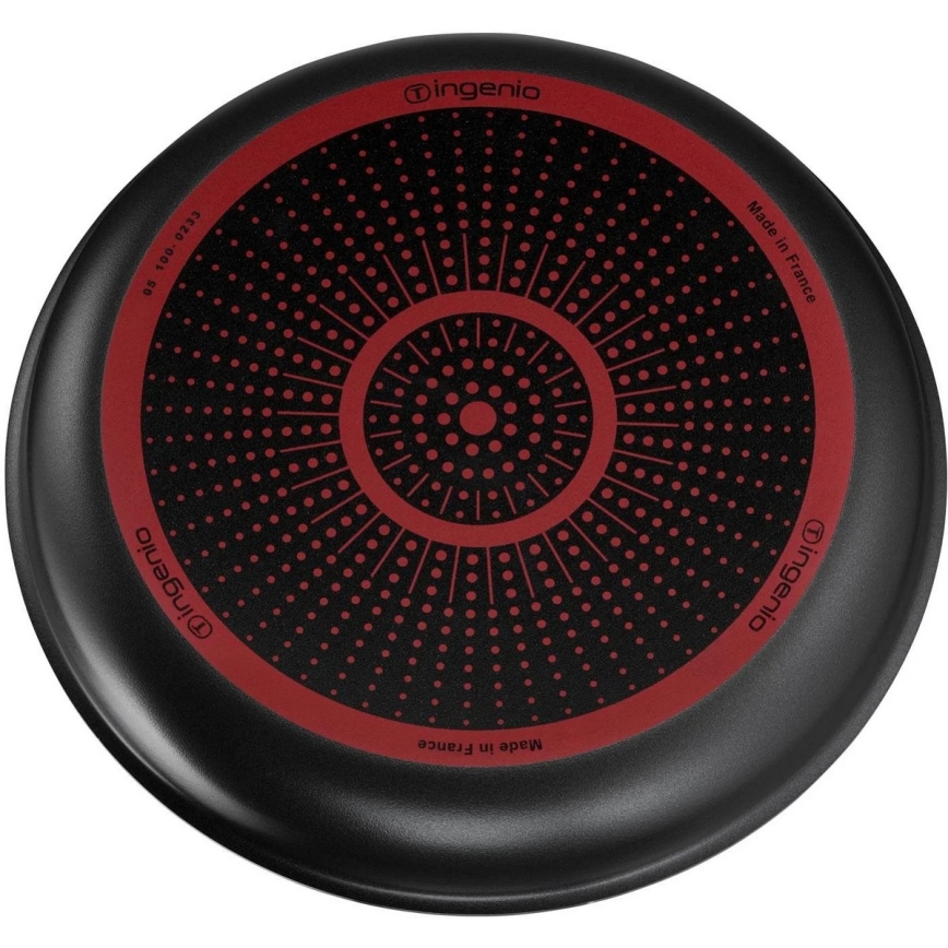 Tefal - Virtuves trauku komplekts 3 gab. INGENIO EASY COOK & CLEAN BLACK