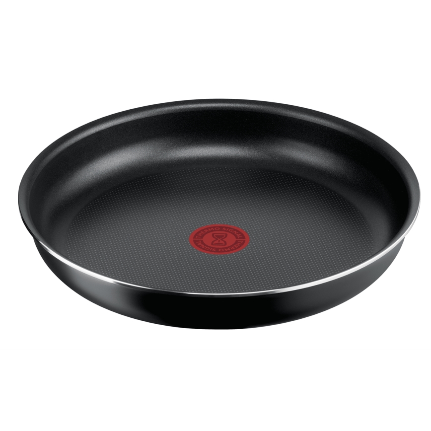 Tefal - Virtuves trauku komplekts 5 gab. INGENIO EASY COOK & CLEAN BLACK