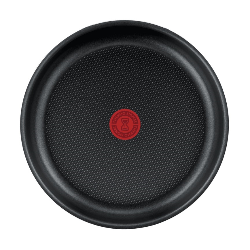 Tefal - Virtuves trauku komplekts 5 gab. INGENIO EASY COOK & CLEAN BLACK
