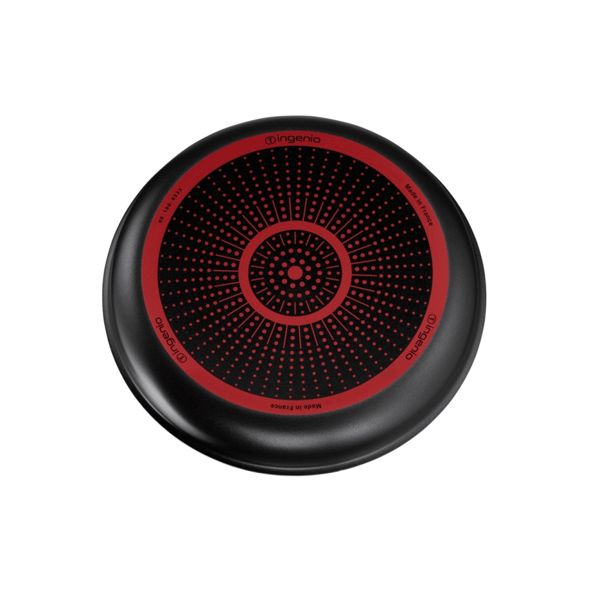 Tefal - Virtuves trauku komplekts 5 gab. INGENIO EASY COOK & CLEAN BLACK