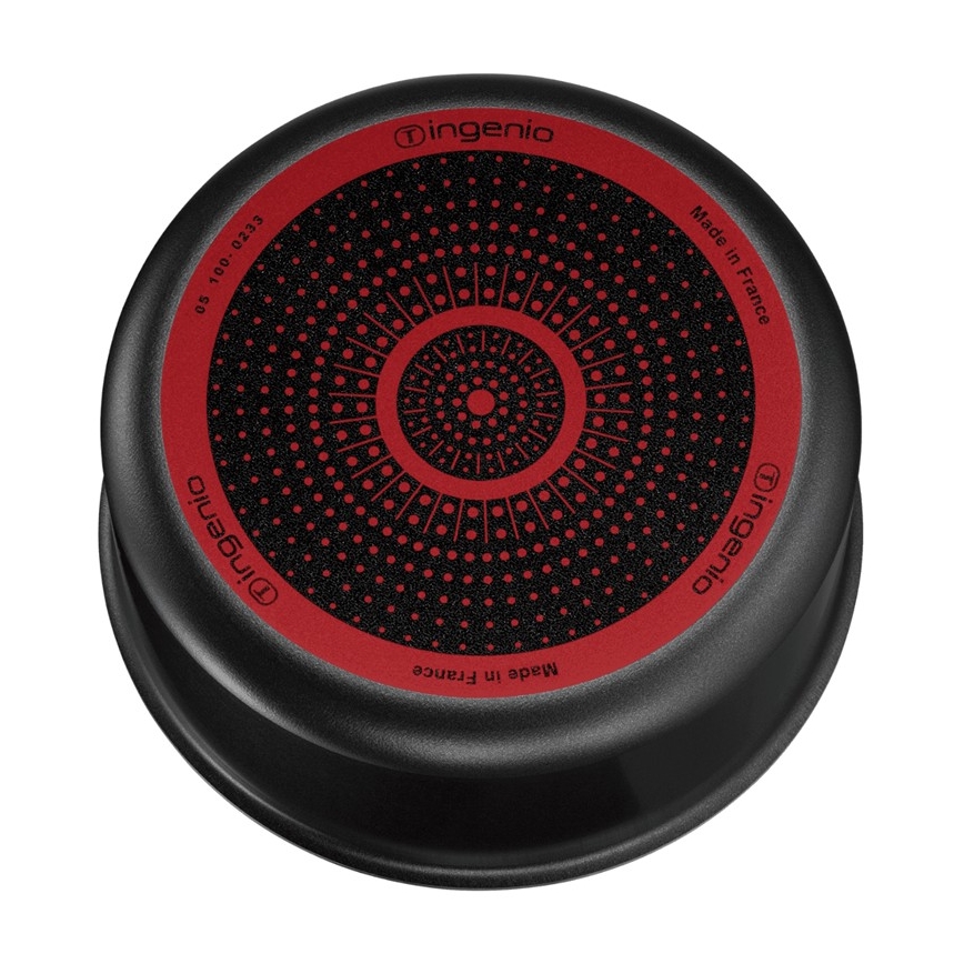 Tefal - Virtuves trauku komplekts 5 gab. INGENIO EASY COOK & CLEAN BLACK