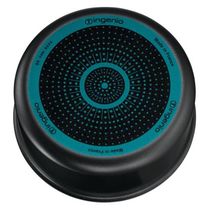 Tefal - Virtuves trauku komplekts 5 gab. INGENIO EASY COOK & CLEAN BLACK