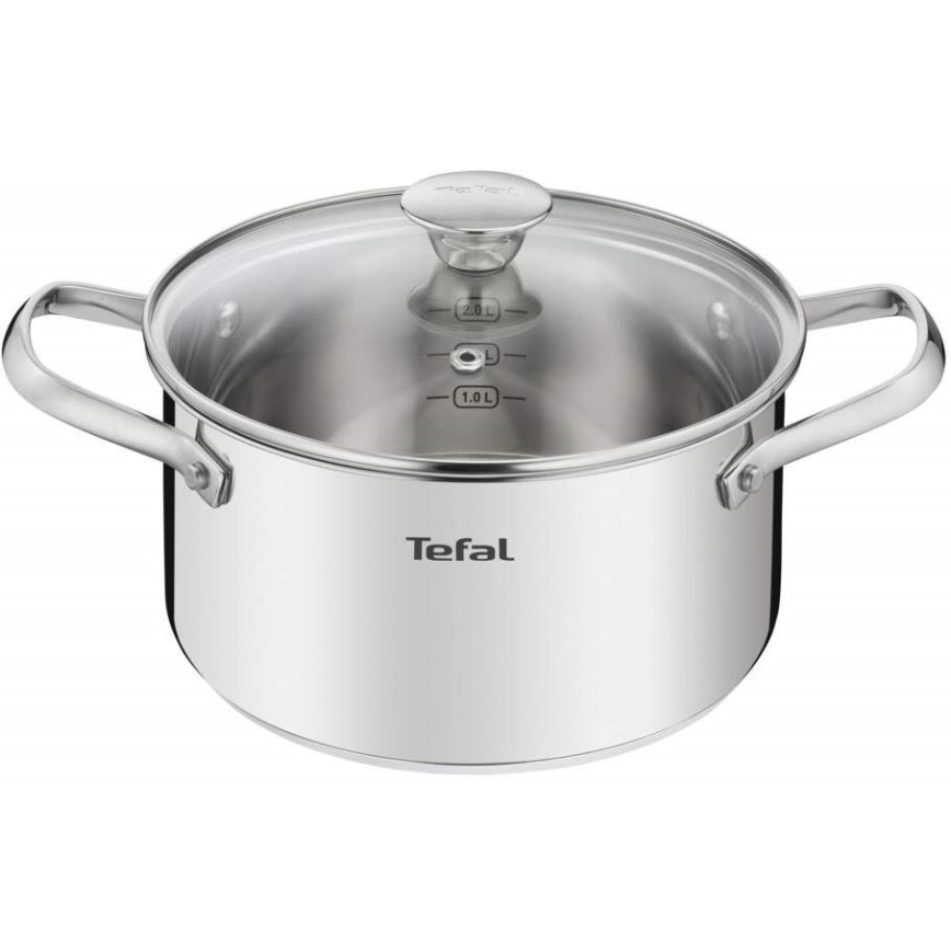Tefal - Virtuves trauku komplekts 9 gab. COOK EAT nerūsējošs tērauds