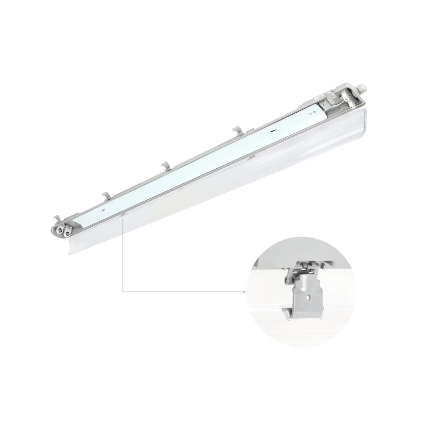 Tehniskā fluorescējošā lampa HERMIC T8 2xG13/18W/230V IP65