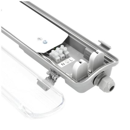 Tehniskā fluorescējošā lampa HERMIC T8 2xG13/18W/230V IP65