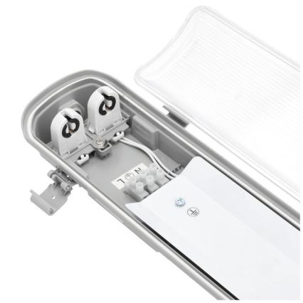Tehniskā fluorescējošā lampa HERMIC T8 2xG13/18W/230V IP65
