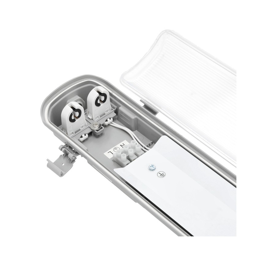 Tehniskā fluorescējošā lampa HERMIC T8 2xG13/18W/230V IP65