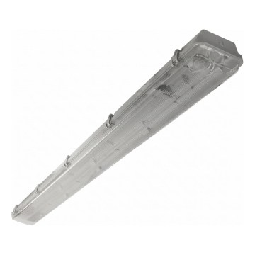 Tehniskais fluorescējošs gaismeklis 2xG13/36W/230V 120 cm IP65 pelēks