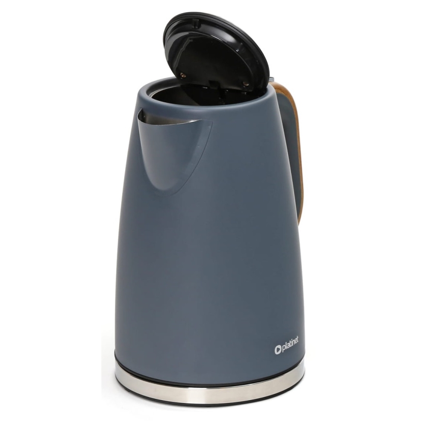 Tējkanna 1,7 l 2400W/230V nerūsējoša tērauda/pelēka
