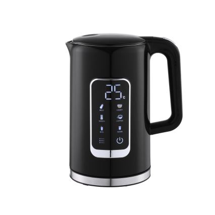 Tējkanna ar LCD ekrānu 1,7 l 2200W/230V melna + ceļojumu krūze 450 ml