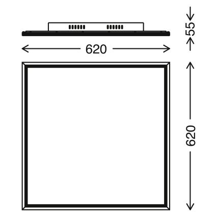 Telefunken 3010-06TF - LED Aptumšojams panelis LED/36W/230V 3000-6000K + tālvadības pults
