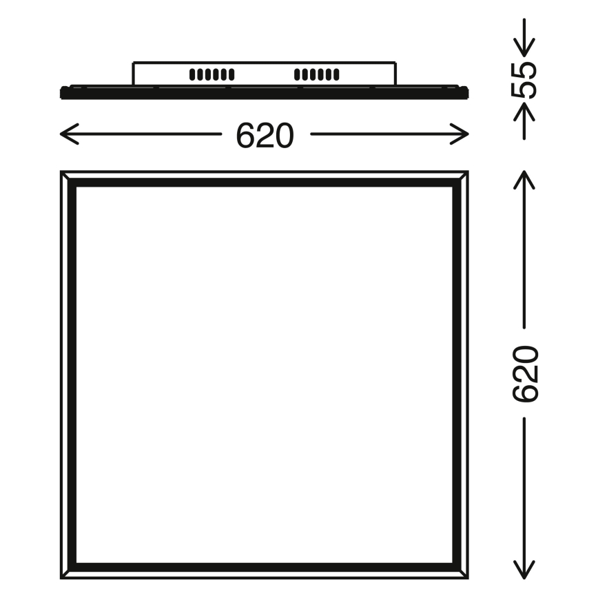 Telefunken 3010-06TF - LED Aptumšojams panelis LED/36W/230V 3000-6000K + tālvadības pults