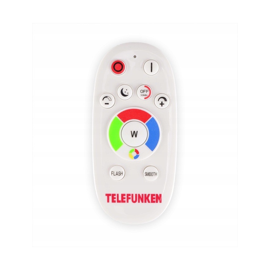 Telefunken 301506TF - LED RGBW Aptumšojams panelis LED/18W/230V 4000K + tālvadības pults