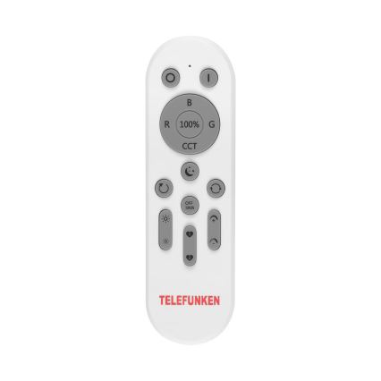 Telefunken 309602TF - LED RGBW Aptumšojama griestu lampa LED/18W/230V 2700-6500K Wi-Fi Tuya