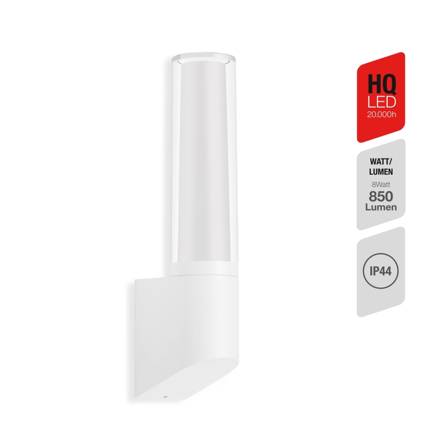 Telefunken 311306TF - LED āra sienas gaismeklis LED/8W/230V 4000K IP44 balts