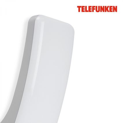 Telefunken 311604TF - LED Āra sienas lampa LED/15W/230V IP44 sudraba