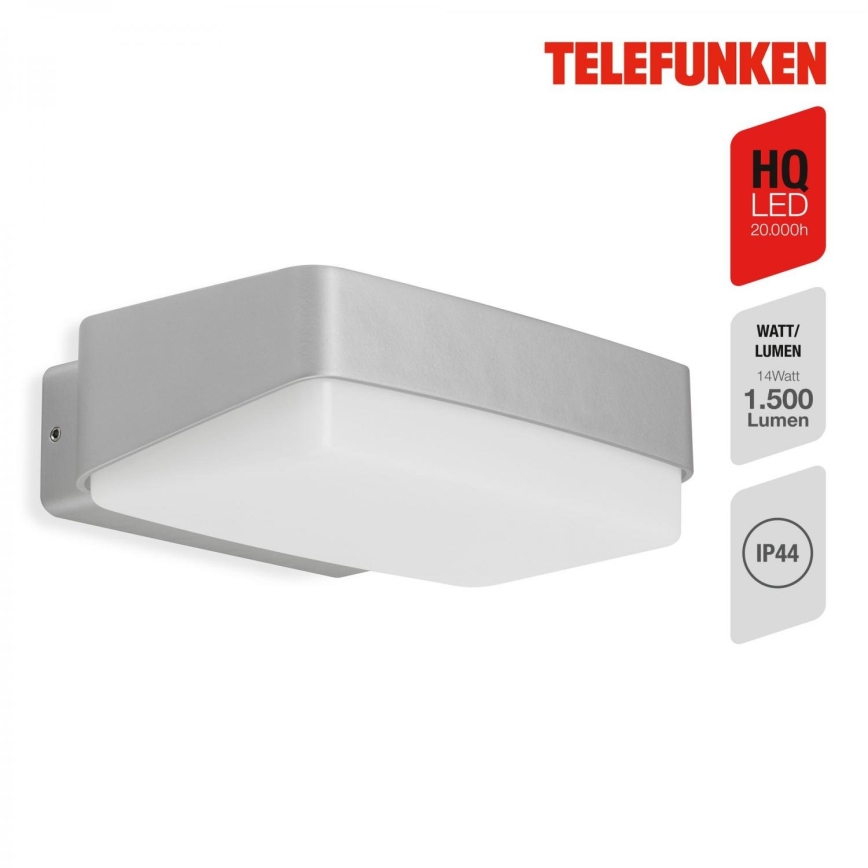 Telefunken 312204TF - LED Āra sienas lampa LED/14W/230V IP44