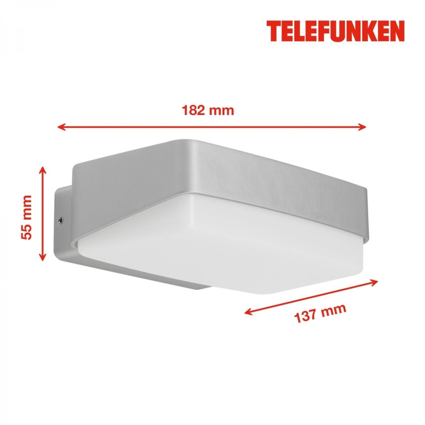 Telefunken 312204TF - LED Āra sienas lampa LED/14W/230V IP44