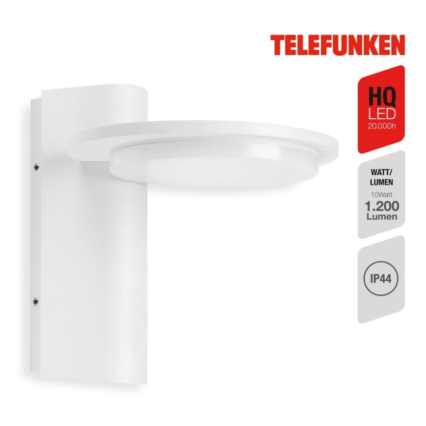 Telefunken 312406TF - LED Āra sienas lampa LED/10W/230V IP44