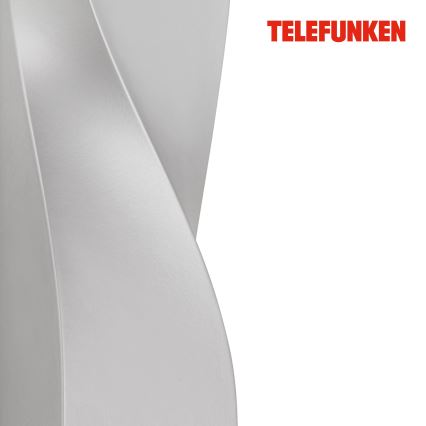 Telefunken 312704TF - LED Āra sienas lampa 2xLED/5,5W/230V IP44 sudraba