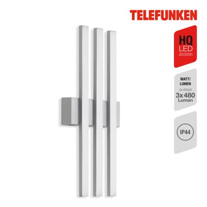 Telefunken 313104TF - LED Āra sienas lampa 3xLED/4W/230V IP44