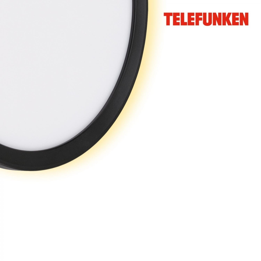 Telefunken 313405TF - LED āra sienas gaismeklis LED/15W/230V IP44 melns