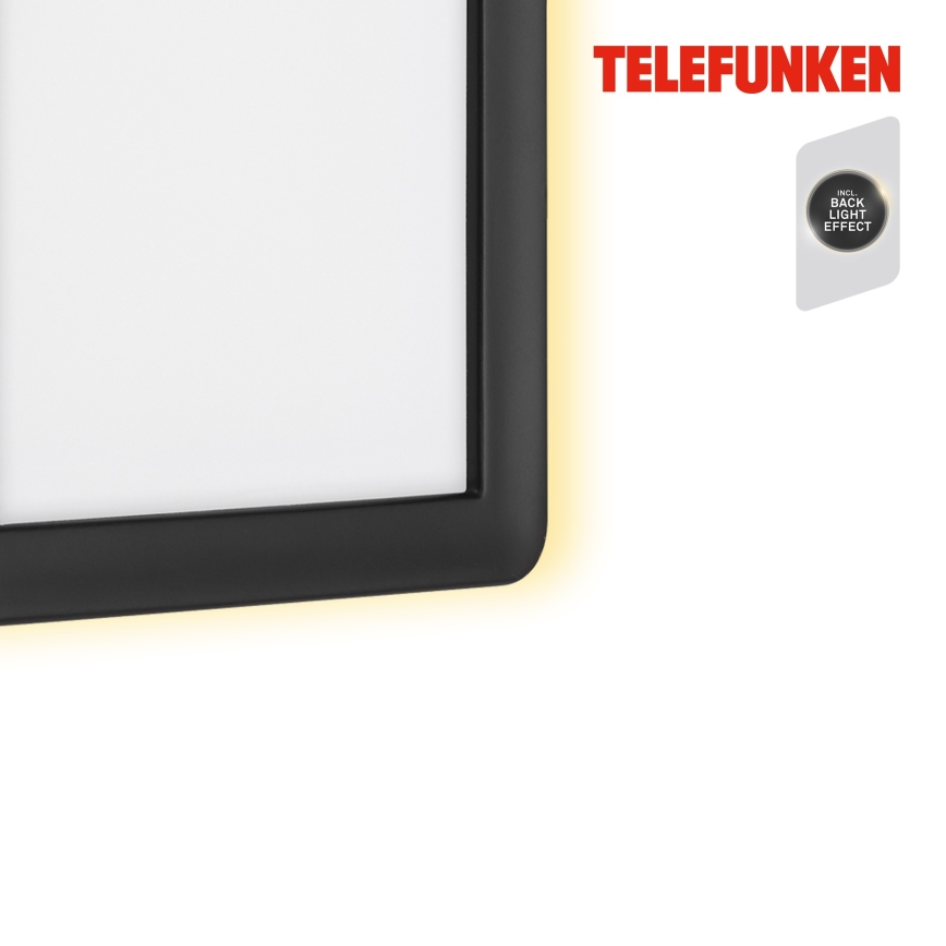 Telefunken 313605TF - LED Āra sienas lampa LED/16W/230V IP44 melna