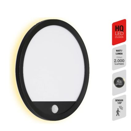 Telefunken 313705TF - LED Āra sienas lampa ar sensoru LED/15W/230V IP44