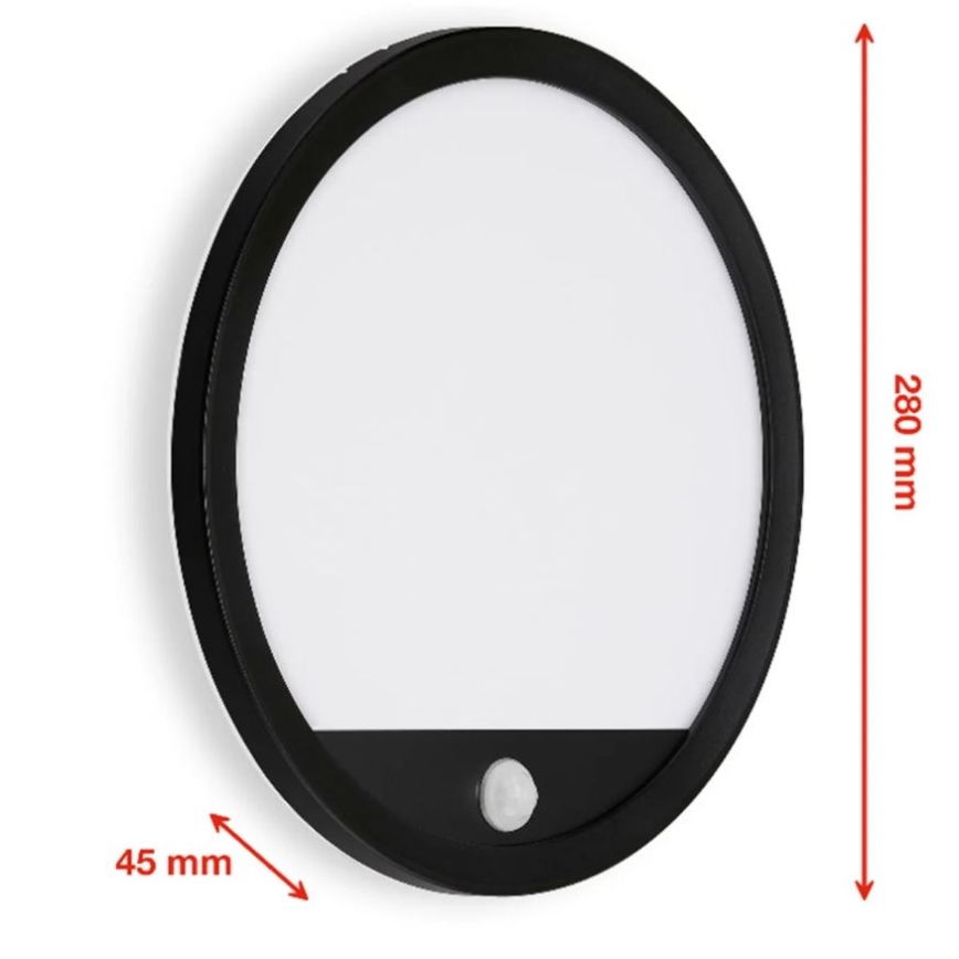 Telefunken 313705TF - LED Āra sienas lampa ar sensoru LED/15W/230V IP44