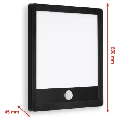 Telefunken 313805TF - LED Āra sienas lampa ar sensoru LED/15W/230V IP44