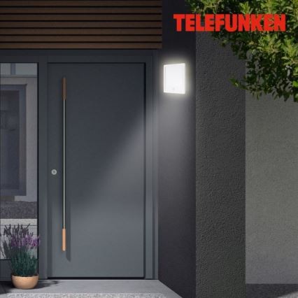 Telefunken 313806TF - LED Āra sienas lampa ar sensoru LED/15W/230V IP44