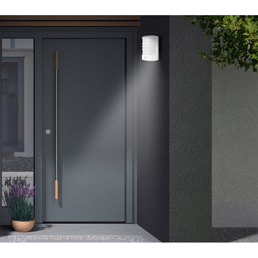 Telefunken 315506TF - LED āra sienas gaismeklis ar sensoru LED/12W/230V IP44 balts