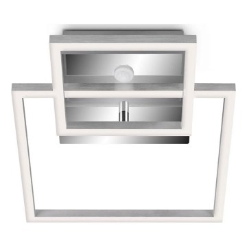 Telefunken 318608TF - LED Griestu lampa ar sensoru FRAME LED/17W/230V 3000K matēts hroms