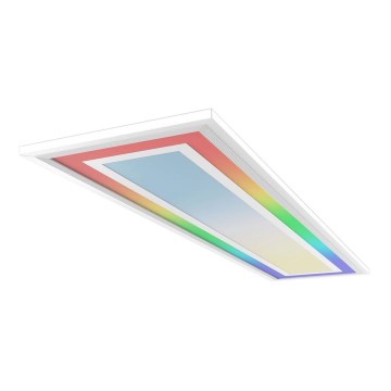Telefunken 318906TF - LED RGBW aptumšojams griestu gaismeklis LED/24W/230V 3000-6500K 25x100 cm + tālvadības pults