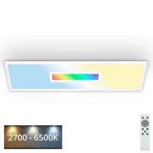 Telefunken 319206TF - RGBW Aptumšojama griestu lampa LED/22W/230V  2700-6500K balta + tālvadības pults