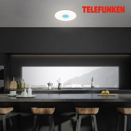 Telefunken 319306TF - LED RGBW Aptumšojama lampa LED/22W/230V 2700-6500K + tālvadības pults